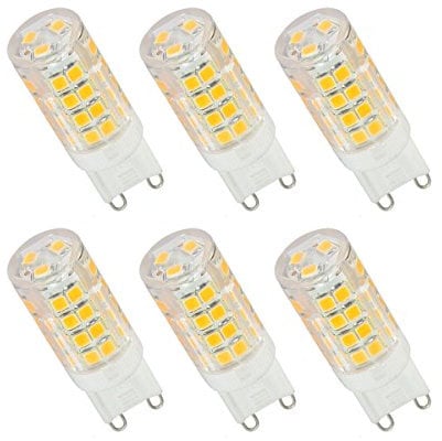 MILI 6er Set LED Leuchtmittel 3,5W G9 4000K Neutralweiss 230V 320lm Klar