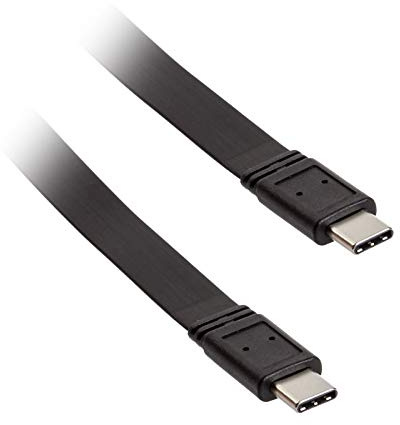 Akasa Typ C zu Typ C Adapter Kabel PROSLIM - schwarz