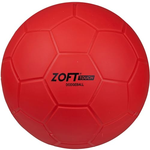 First-Play Zoft Touch Dodgeball , Red,Small, S