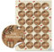 Logbuch-Verlag 24 Weihnachtsaufkleber rund vintage Kraftpapier Frohe Weihnachten Text Weihnachtssticker Geschenkaufkleber Verpackung Kunden