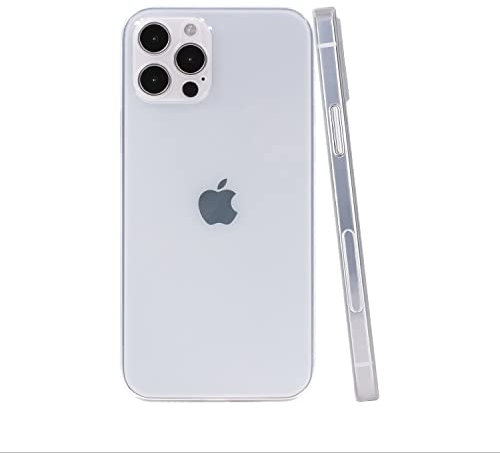 CELLBEE Kompatibel mit iPhone 12 Pro Hülle Case - Premium Slim Schutzhülle für iPhone, Extrem Dünn, Anti Kratzer, Schutz ohne Kompromisse, Clear - Durchsichtig