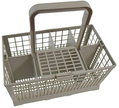 Ufixt Universal Dishwasher Cutlery Basket Grey Fits Candy, Cannon, Creda, Distripart, Donora, Electra, Electrolux, Faure, Firenzi, Gda, Haier, Hoover, Hotpoint, Howdens, Husqvarna Electrolux, In