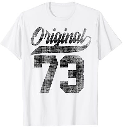52.Geburtstag Original Männer Frauen Vintage Jahrgang 1973 T-Shirt