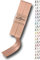 Sandras-Bastelladen Schrägband/Einfassband Satin gefalzt 2m x 20mm 706-Lachs