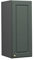 Vicco Hängeschrank Fame-Line, hängender Küchenschrank, Grün-Gold Landhaus/Anthrazit, 30 cm