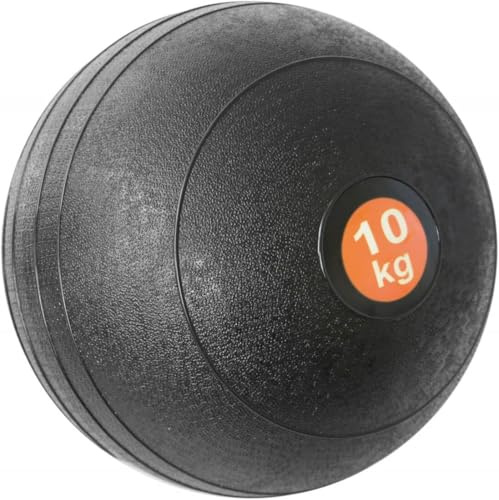 Sveltus Slam Ball zum Bodenspritzen, Gewicht wählbar, Schwarz