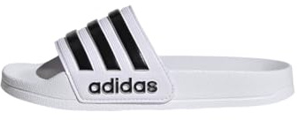 adidas Unisex Kinder ADILETTE SHOWER SLIDES, Cloud white/core black/core black, 32 EU