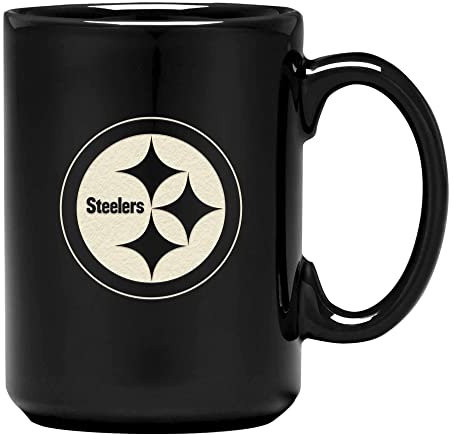 Pittsburgh Steelers NFL Tasse Becher Mug ** Lasergravur ** besonders hochwertig 450 ml