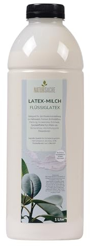 Natursache Lait de latex, bouteille de 500 ml, latex liquide adapté pour le maquillage d'Halloween