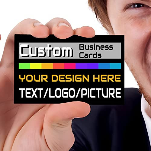 Visitenkarten personalisiert, individuelle Visitenkarten mit Logo/Text, doppelseitig bedruckte Visitenkarten, entwerfen Sie Ihre eigene Visitenkarte, professionelle Visitenkarte im klassischen Design