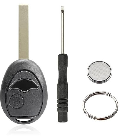 2 Button Car Key Remote Control Shell for BMW Mini One Cooper S R50 (with Batteries)