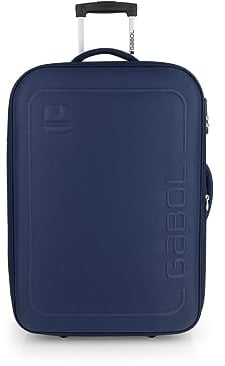 Gabol Orbit weicher mittelgroßer Koffer mit 67 l Fassungsvermögen, blau, 44x27x66 cm, Koffer und Trolley