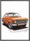 MJ-Graphics - Auto-Poster Opel Olympia Rekord - Bild mit schönem Auto Klassiker | Wandbild Din A4 in Galerie Qualität mit extra dickem 300g Posterpapier - FineArt Kunstdruck ohne Bilderrahmen