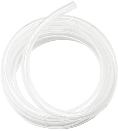 Dcizlont Clear Plastic Tubing, 4mm x 6mm, 1M, PVC Tube Hose Water Pipe, Also for Oil and Air, Food Grade
