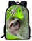 XVBCDFG Rucksack mit niedlichem Murmeltier-Motiv, für Teenager, Jungen, Doppel-Seitentasche, Schulrucksack, Faultier, One size