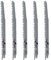 240mm Reciprocating Saw Blade Set 5-piece, Sabre Saw Blades for Metal Wood PVC Cutting, Made of HCS, 6TPI