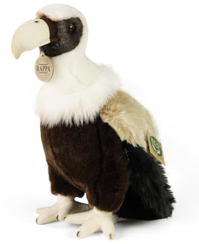 Rappa - 221758 - Geier, Plüsch, 30cm x 10cm x 14cm, Handwäsche, ECO-Friendly