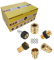 Hochdruckreiniger Adapter Set Edelstahl-6pcs Quick Connect Verbindungsstücke für Hochdruckreiniger Schnellanschluss für Sprühpistolen Anschluss, Quick Coupler 3/8, 3/4 male -1/2 Release Connect