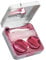 MYSUNBAR Soaking Contact Lens Case Mini Travel Portable Marble Surface Mirror Square Container Holder Gold, Silver, Rose Gold, multicoloured, Pocket organiser