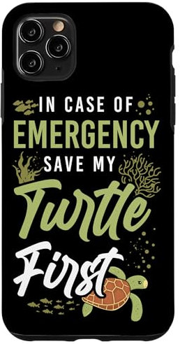 iPhone 11 Pro Max Sea Turtle Tortoise In Case Of Emergency Save My Turtle Case
