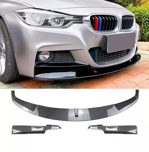 For Auto Perfectionists UK Front Spoiler Compatible With BMW 3 Series F30 F31 M Sport 2011-2019 M Sport ABS Carbon Fibre