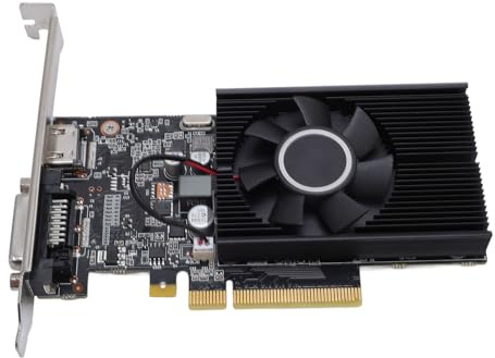 Denash 4GB DDR4 Graphics Card, 64 Bit with Cooling Fan, Stable Gaming and Multimedia Support for 7, 8, 10