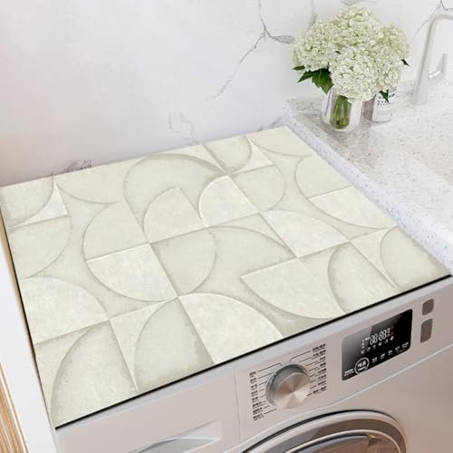 Funda Lavadora 40x60cm,Funda Lavadora Exterior,Cubierta Lavadora,Funda Lavadora Carga Superior,Antideslizante,para Lavadora,Frigorífico,Cocina (Multi B)