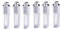 6 Pcs 3ml Empty Lip Gloss Tubes Containers Clear Refillable Lip Balm Bottles Transparent Mini Lipstick Containers for DIY Lip Gloss Makeup