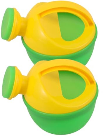 ERINGOGO 2piezas Regadera De Plástico Verde Pequeña Baño La Playa Jardín para Agua y Juguetes De Piscina