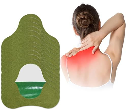 SSKHE 60 Stück Herbal Rücken, Nacken und Schultern Patch,Pain Reliefe Patch,Wärmepflaster Schulter,Schmerzlinderung