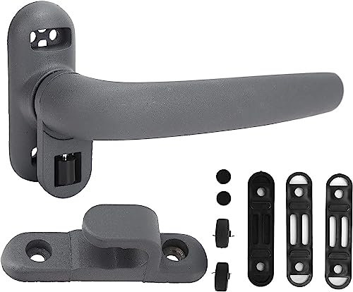 SBZIOJHDR poignée de fenêtre, Serrure à poignée à battants, Serrure à poignée Murale Durable avec 1 Sac, Accessoires