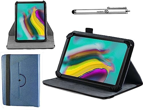 Navitech Blau Hülle und Stylus - Kompatibel mit dem Zebra ET45 8 Tablet