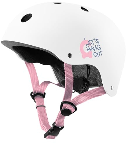 Cariboo Fahrradhelm Kinder Kinderhelm XS/S 48-52 cm Robust Mit LED-Licht Für Fahrrad Skateboard Inlineskates Scooter