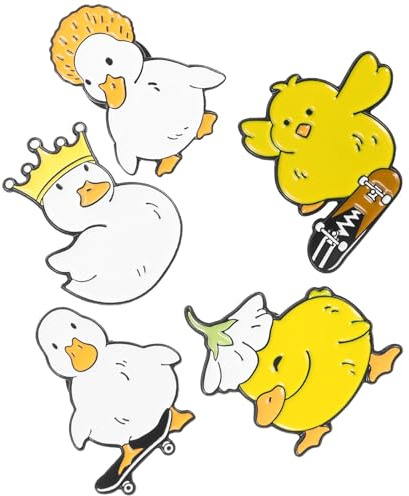 POPETPOP Niedliche Tiernadel Kleine Ente aus Legierung als Anstecknadel für Kleidung mit Dekorativem Design für Weihnachten und Alltag