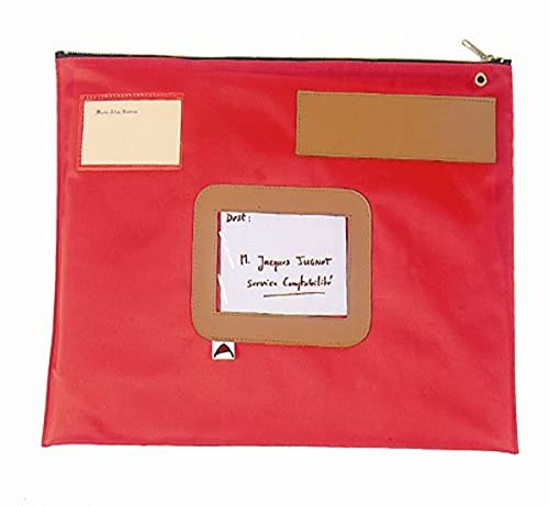 Alba Mehrweg-Versandtasche/POPLATR 42x32 cm rot wasserfestes Nylon
