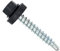 Color-Head Trapezblechschrauben 100 Stück, Farbe Graphitgrau RAL7024, 4,8x20mm, Bohrschrauben, Blechschrauben mit EPDM-Unterlegscheibe, Dachschrauben verzinkt für Trapezblech & Blechdach
