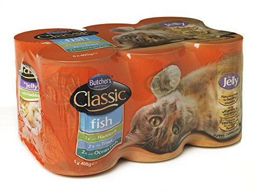 Butcher's Classic Wet Cat Food Variety Tin Meat in Jelly (24 x 400g)