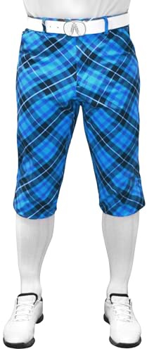 ROYAL & AWESOME PLUS 2'S GOLF-HOSE - Blue Plaid
