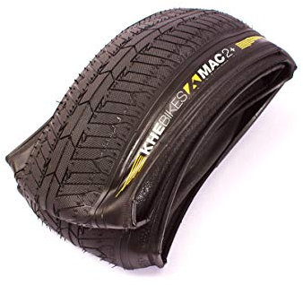 KHE BMX Reifen MAC2+ 20 x 2,3 Kevlar Street Park Faltreifen schwarz 360g