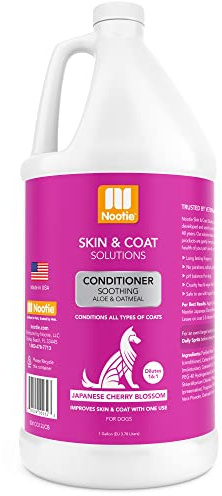 Nootie Beruhigende Japanische Kirschblüte mit Aloe und Oatmeal Pet Conditioner, 1 gal