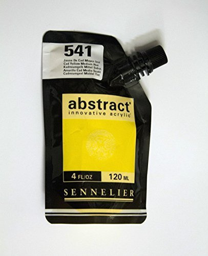 Sennelier Abstract Innovative Acrylic Artist Paint Pouch 120ml (541 Cadmium Yellow Medium Hue)
