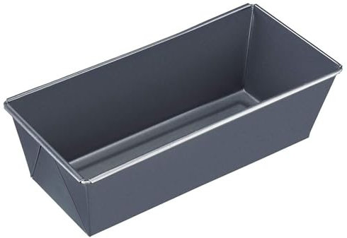 Westmark Molde para pasteles rectangulares, Longitud: 25 cm, Con revestimiento antiadherente, Acero laminado en frío, Back Klassiker, Antracita, 31842270