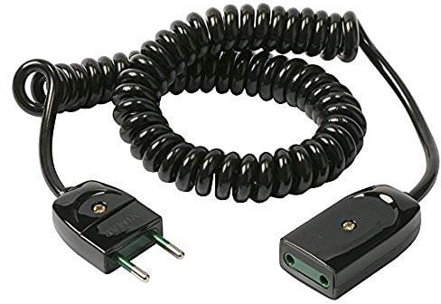 Vimar 0P32322 Cavo Prolunga Estensibile, 2 x 0.75, 3 m, Nero, 3m
