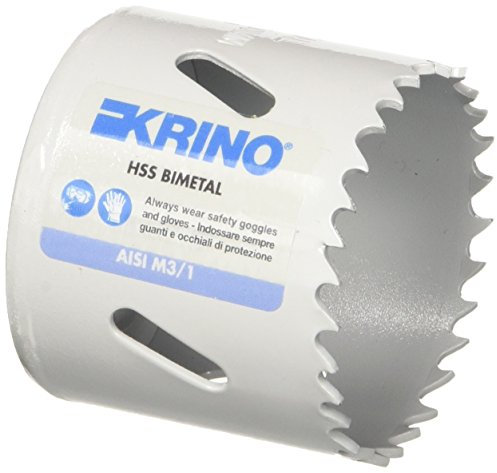 KRINO 2106005000 Seghe a Tazza Bimetalliche HSS a Dentatura Variabile, Grigio, Ø 50 mm