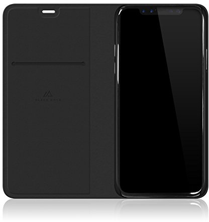 Black Rock Flex Carbon Booklet Case for iPhone X - Black