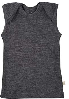 Dilling Baby Tanktop aus 100% Bio-Merinowolle – Mulesingfrei & Hautfreundlich – Atmungsaktiv, Temperaturausgleichend & Kratzfrei – Unterhemd aus Naturfaser