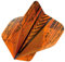 RED DRAGON Hardcore Radical Orange Extra Dicke Standard Dart Flights - 4 Sätze pro Packung (12 Flights insgesamt)
