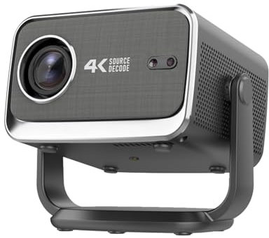 Cacacol P20 Pro 4K LED Projector 1080p Full HD 700 ANSI Lumen, Amlogic T950S 2GB 16GB WiFi 6 Bluetooth Airplay Miracast, Built-in Speaker, Android TV 13.0 English OS