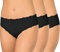 Nina von C. Damen-Slip 3er-Pack schwarz Größe 42