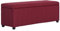 vidaXL Bank mit Staufach Sitzbank Sitzhocker Sitztruhe Flurbank Truhenbank Aufbewahrungsbox Truhe Spielzeugkiste Polsterbank 116cm Weinrot Polyester
